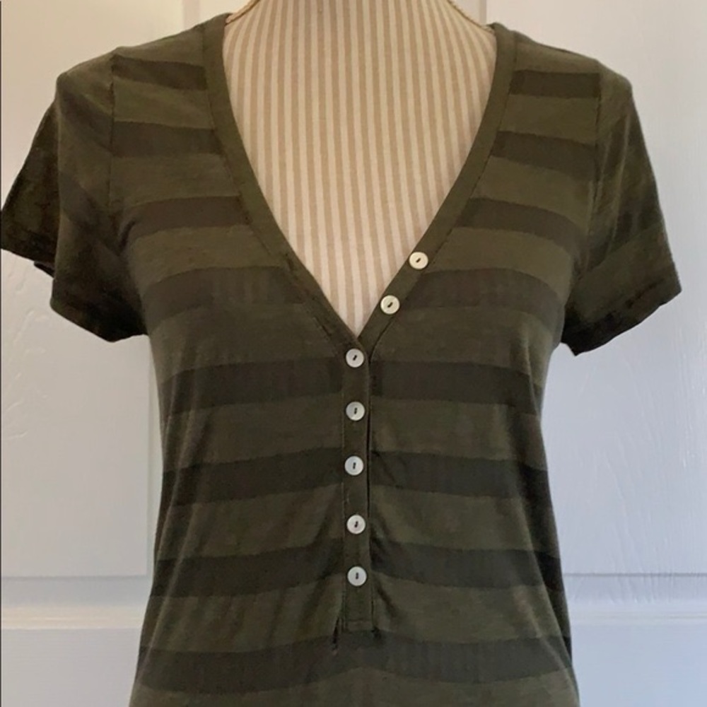 Bella Swan in Twilight New Moon AE Stripe Henley